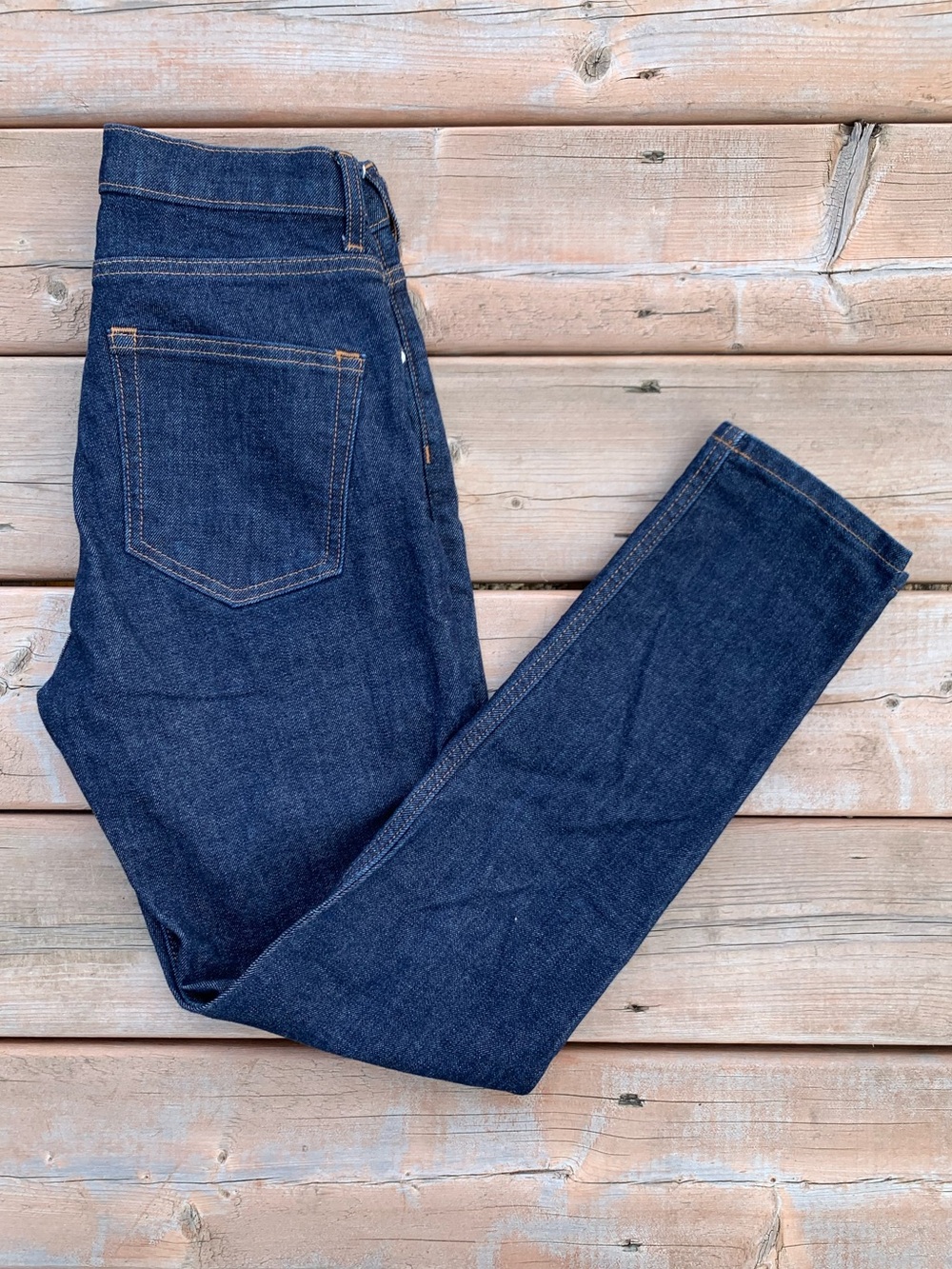 Everlane Dark Wash Skinny Jean Size 27 Mid Rise Some Stretch